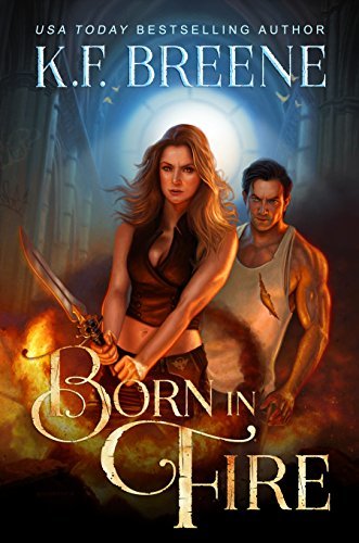 Book Cover Art Work for the book titled: Born in Fire (Fire and Ice Trilogy Book 1)