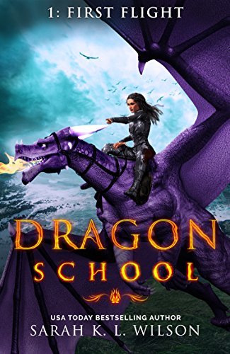 Book Cover Art Work for the book titled: Dragon School: First Flight
