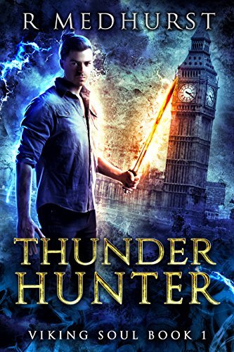 Book Cover Art Work for the book titled: Thunder Hunter: An Urban Fantasy Novel (Viking Soul Book 1)