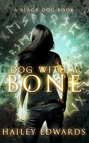Book Cover Art Work for the book titled: Dog with a Bone (Black Dog Book 1)