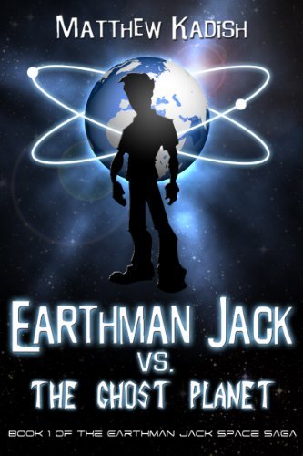 Book Cover Art Work for the book titled: Earthman Jack vs. The Ghost Planet (Earthman Jack Space Saga Book 1)