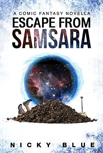 Book Cover Art Work for the book titled: Escape From Samsara: A Dark Comedy Fantasy Adventure (Prophecy Allocation Book 1)