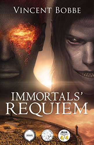 Book Cover Art Work for the book titled: Immortals' Requiem