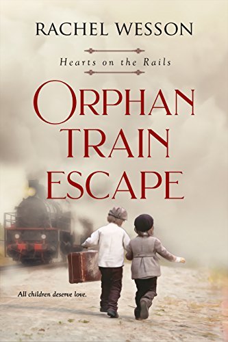 Book Cover Art Work for the book titled: Orphan Train Escape (Hearts On The Rails)