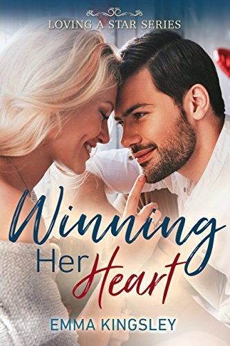 Book Cover Art Work for the book titled: Winning Her Heart (Loving a Star Book 1)