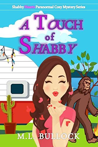 Book Cover Art Work for the book titled: A Touch of Shabby: A Shabby Hearts Paranormal Cozy Mystery